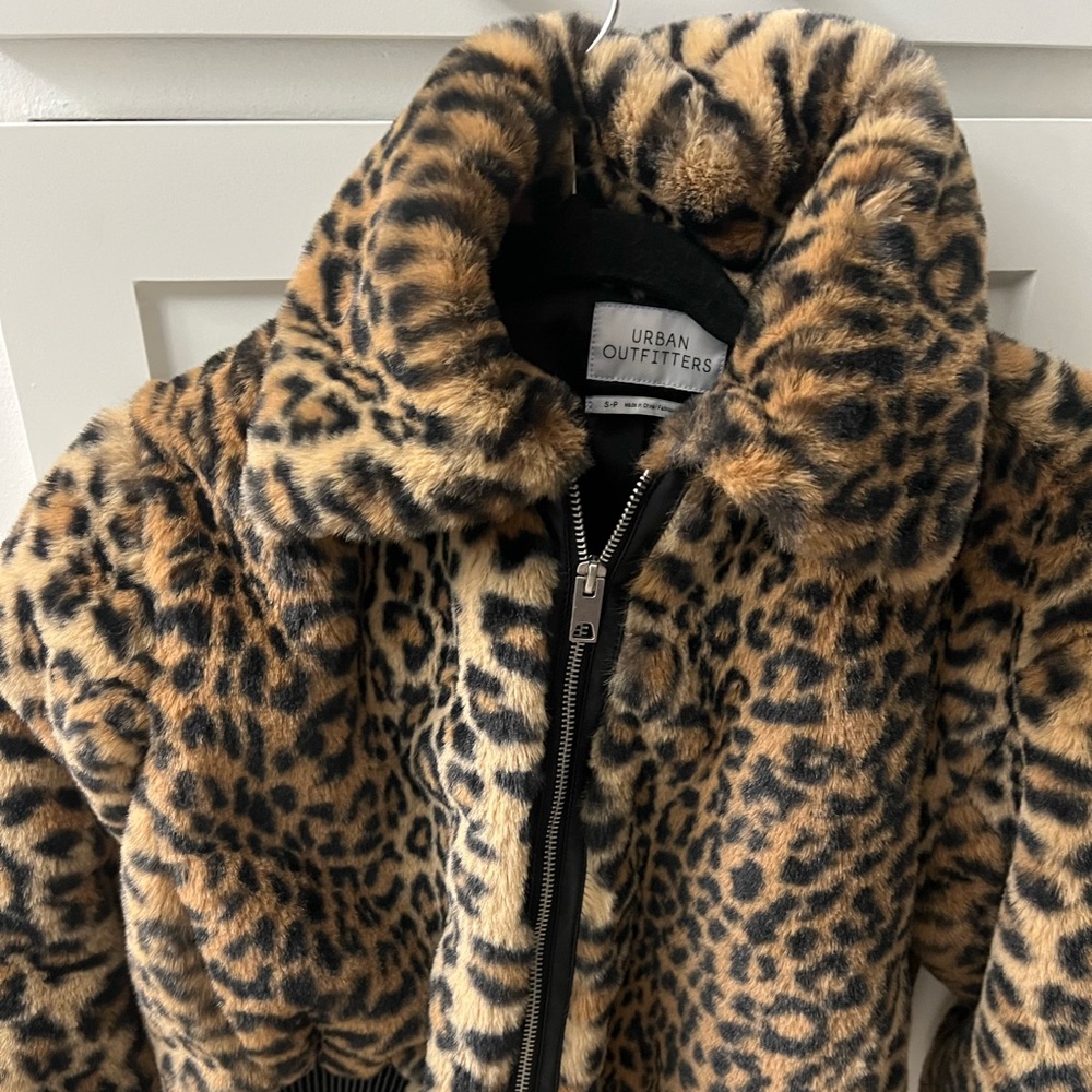 Urban outfitters cheetah jacket